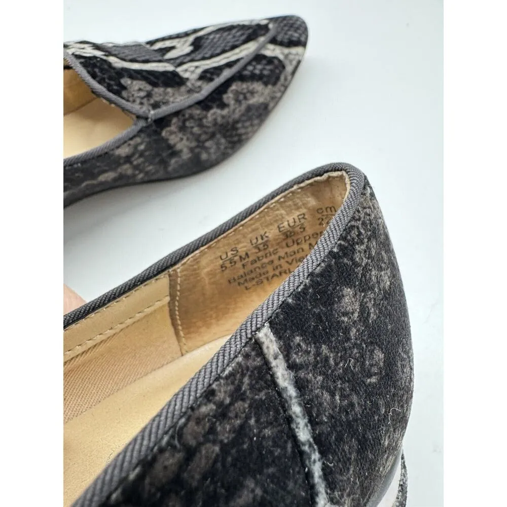 Franco Sarto Starland Snakeskin Fabric Pointed Toe Loafers Women’s Size 5.5 - Image 10