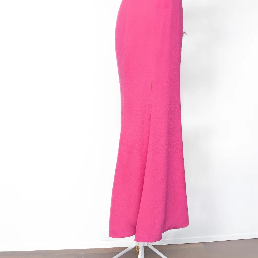 Dress The Population. Iris Slit Crepe Gown. - Image 7