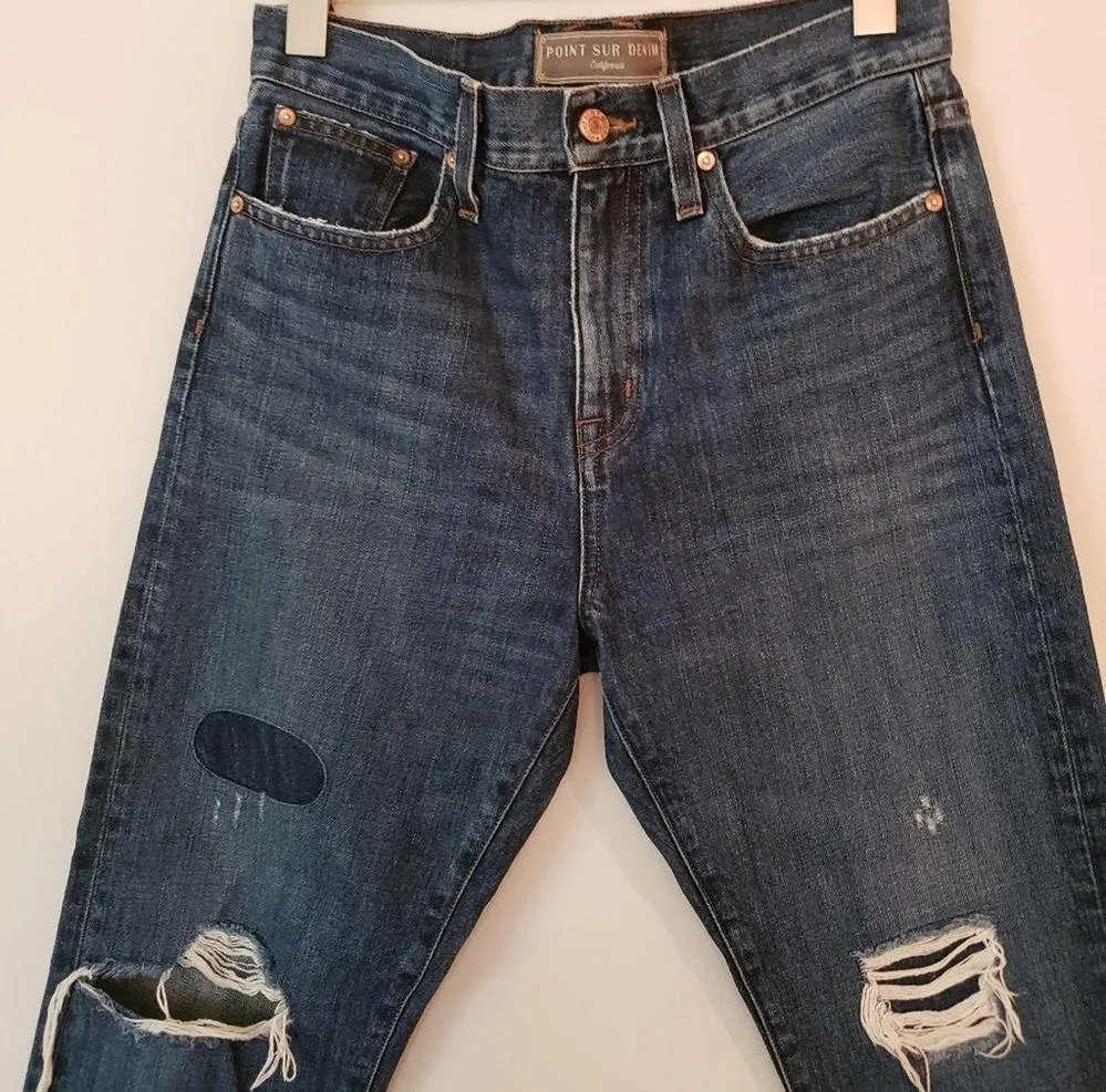 NWOT Point Sur Denim J Crew Distressed Jeans 26 - Image 2