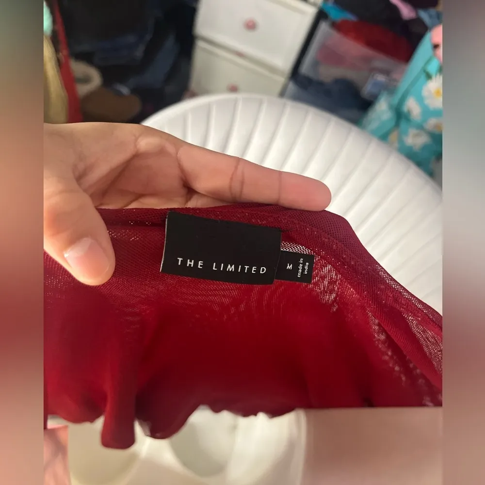 Y2K styled mesh cami top - Image 4