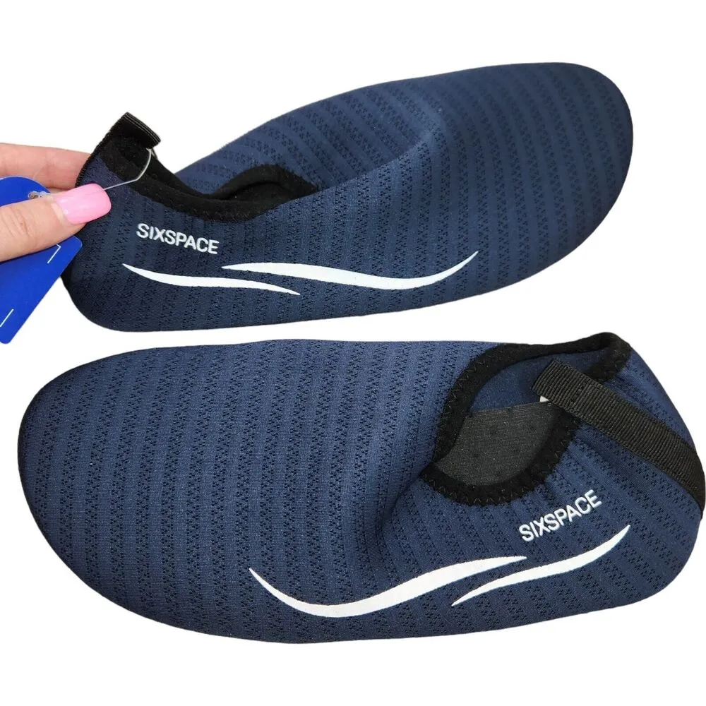 SixSpace Bathing WaterSports Shoes Womens UK 7.5/US 9.5 Dark Blue Bendable NWT - Image 4