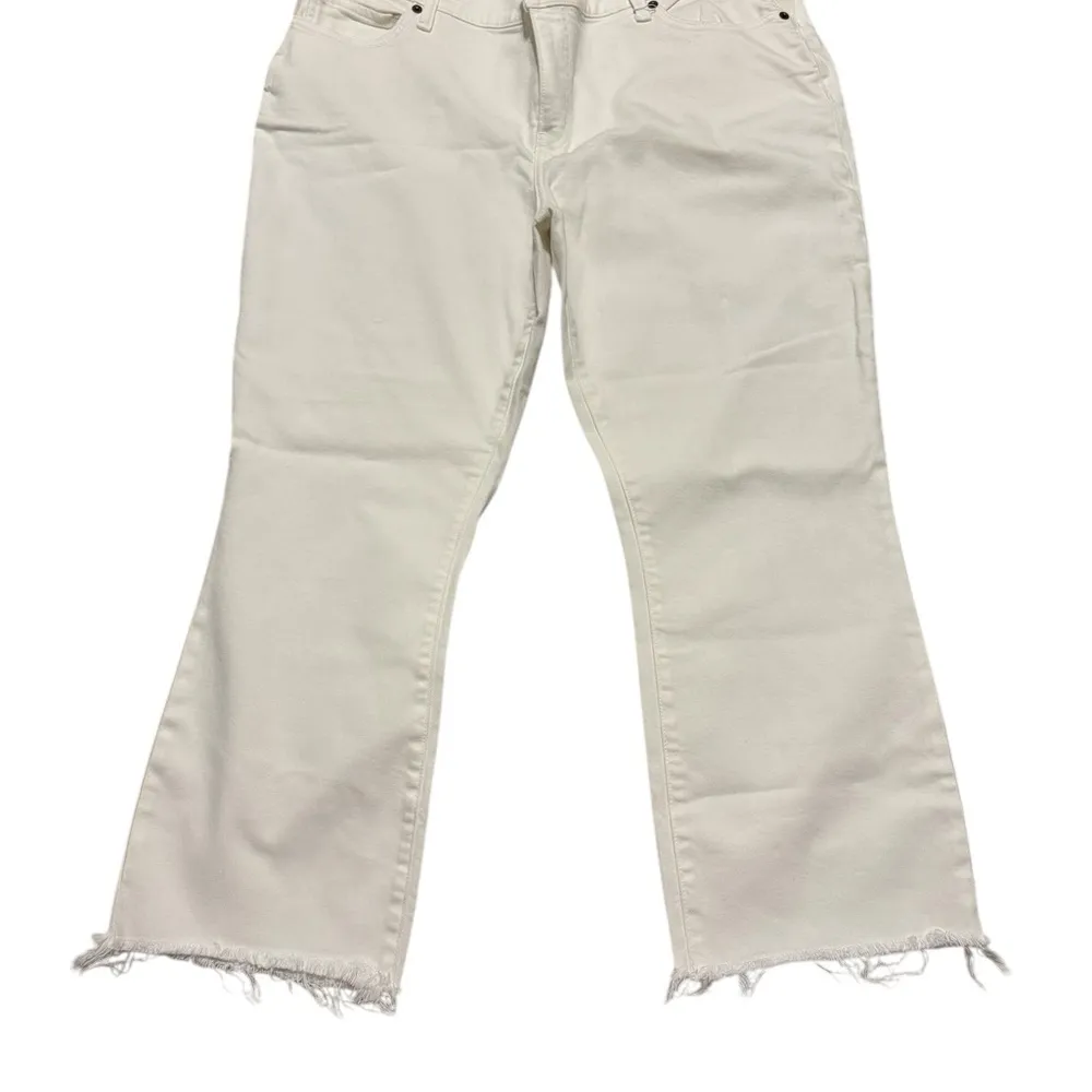 HATCH The Straight Leg Maternity Jean White Size undefined - Image 3