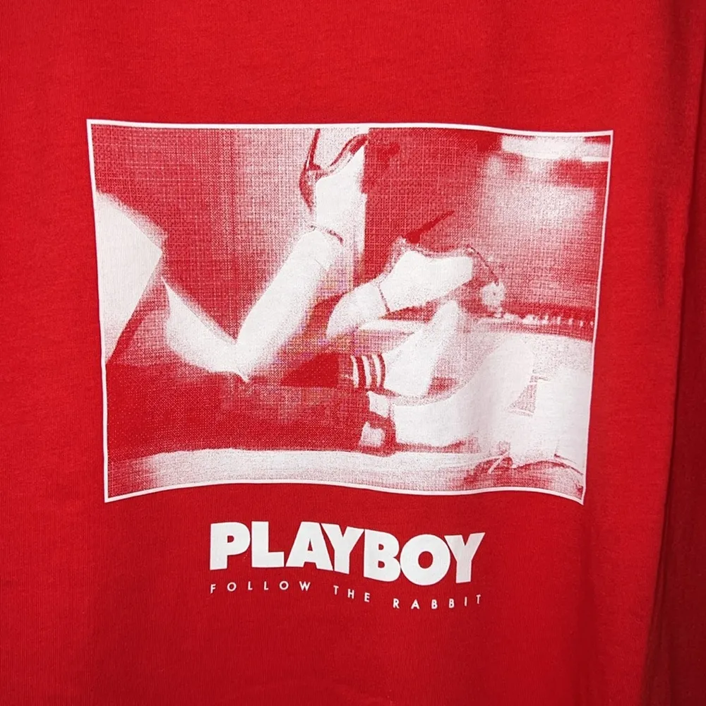 Pacsun x Playboy Red Graphic Shirt - Image 3
