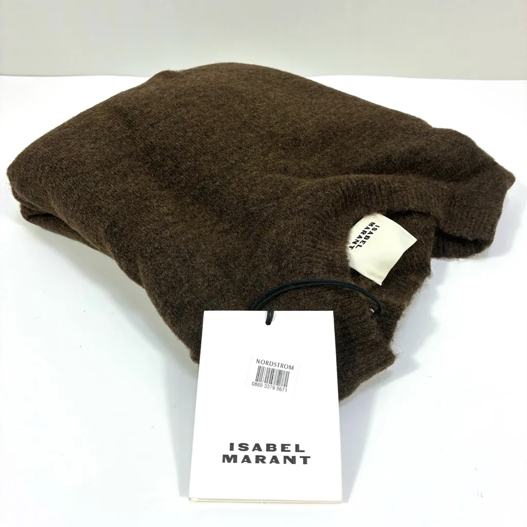 Isabel Marant Kingston Crewneck Sweater Bronze Alpaca Wool Blend US 10 FR 42 NWT - Image 15