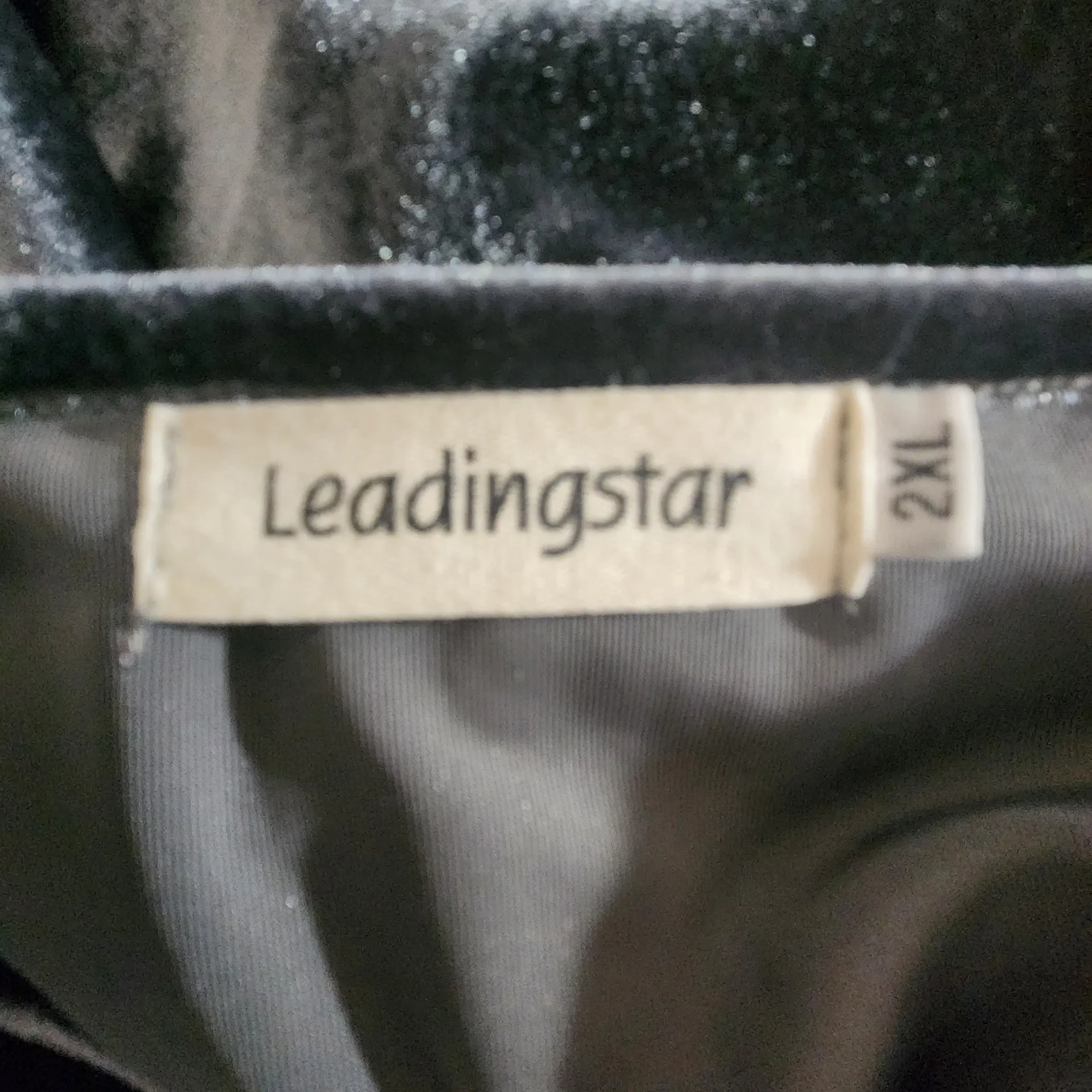 LeadingStar Silver Velour Long Sleeve Dress Size 2XL Pewter Velour Dress Gray - Image 5