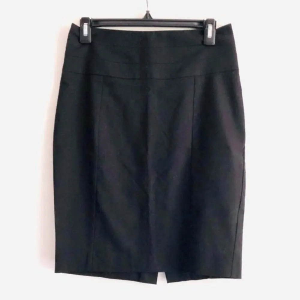 Zara Basic Skirt S Pencil Black Straight Career Work Office Cocktail - Image 2