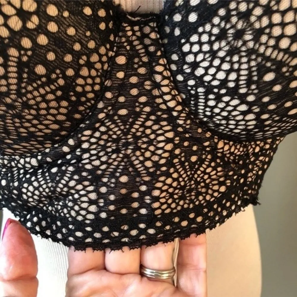 Youmita NWT Boutique Lace Demi Push Up Underwire Lightly Padded Bra Bustier 34B Size undefined - Image 4