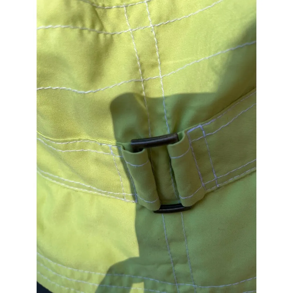 Prana Reversible Sun Bucket Yellow Green Hat - Image 4