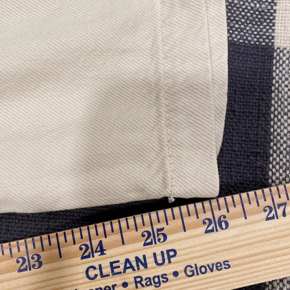 Cream Colored Denim Jeans Size Medium - Image 8