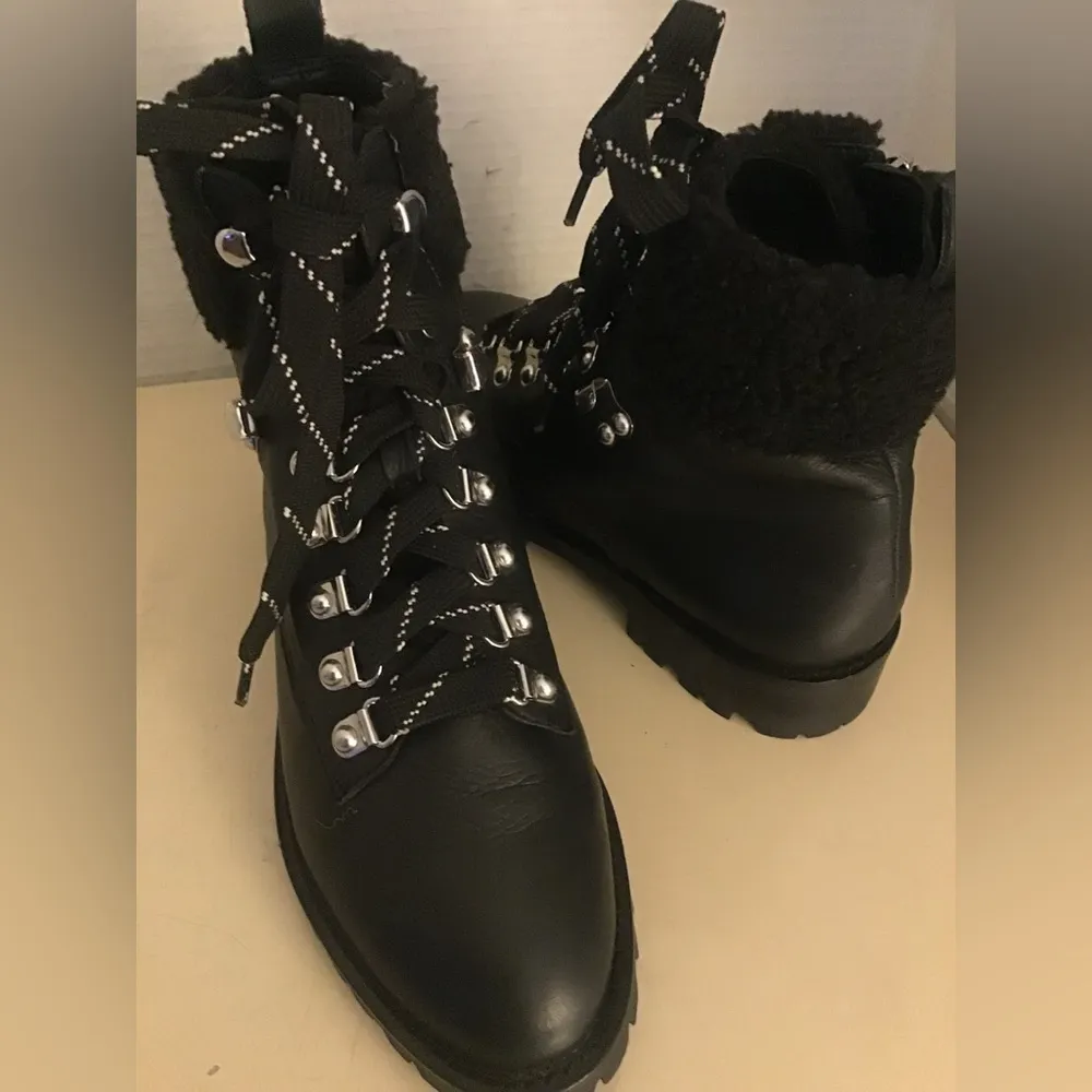women biker combat boots US 7 Euro 38 - Image 2