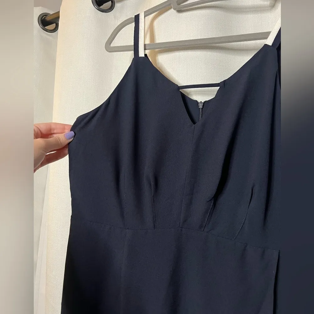 19 Cooper Navy Blue Knee Length Dress Small - Image 10