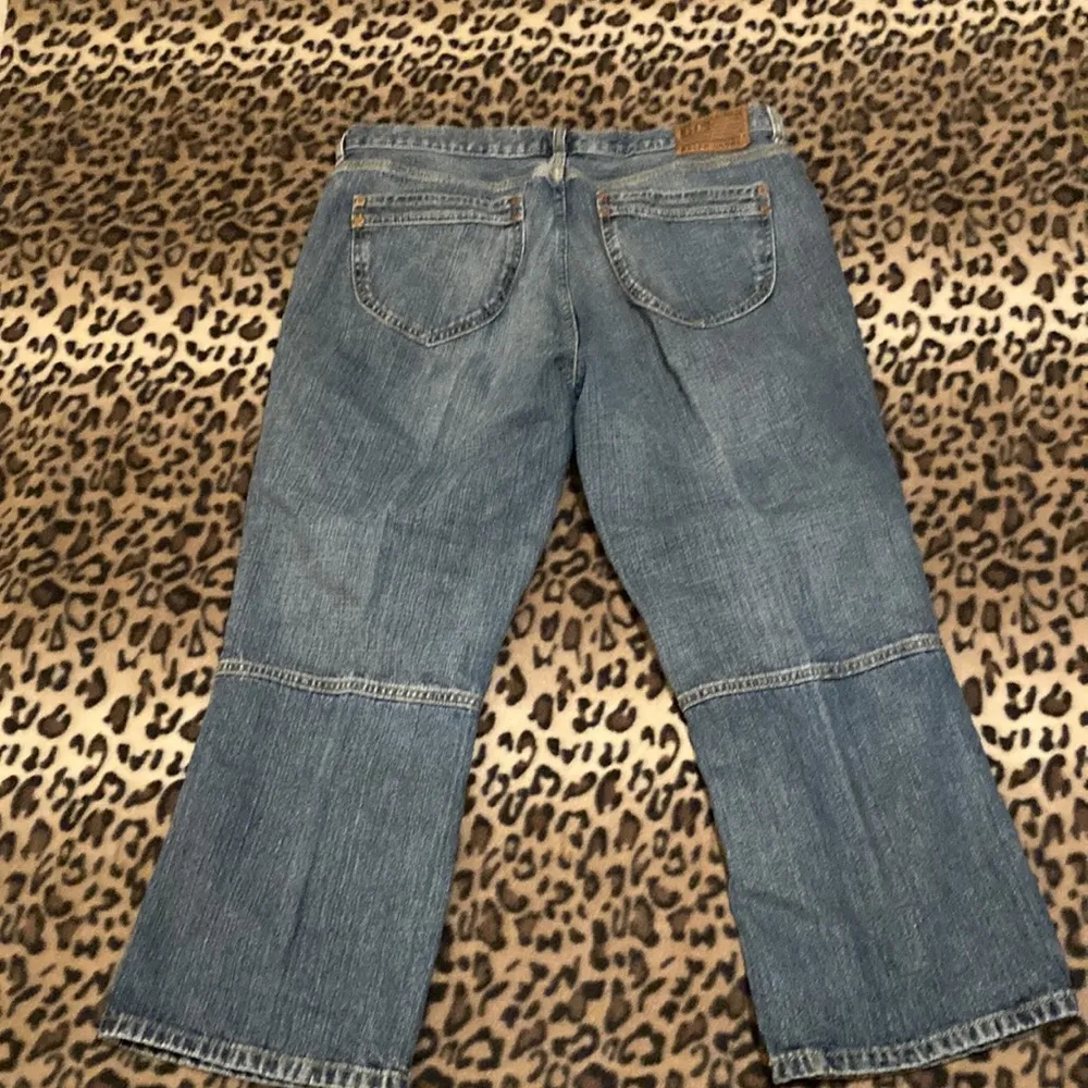 GUC RALPH LAUREN POLO Jeans Women’s Size 14 RL Polo Cropped Jeans Blue - Image 5