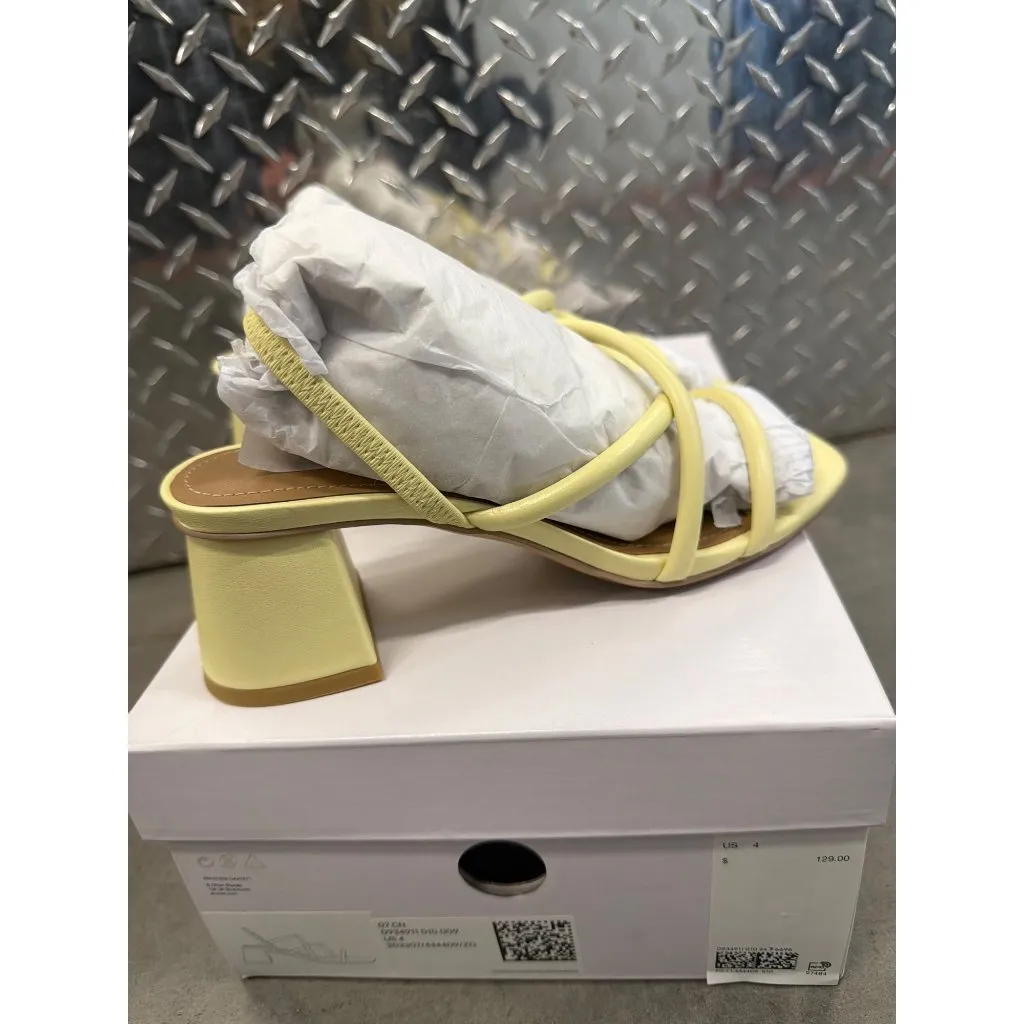 & OTHER STORIES Helena Sandal Yellow Womens Size 35 US 4 - Image 6