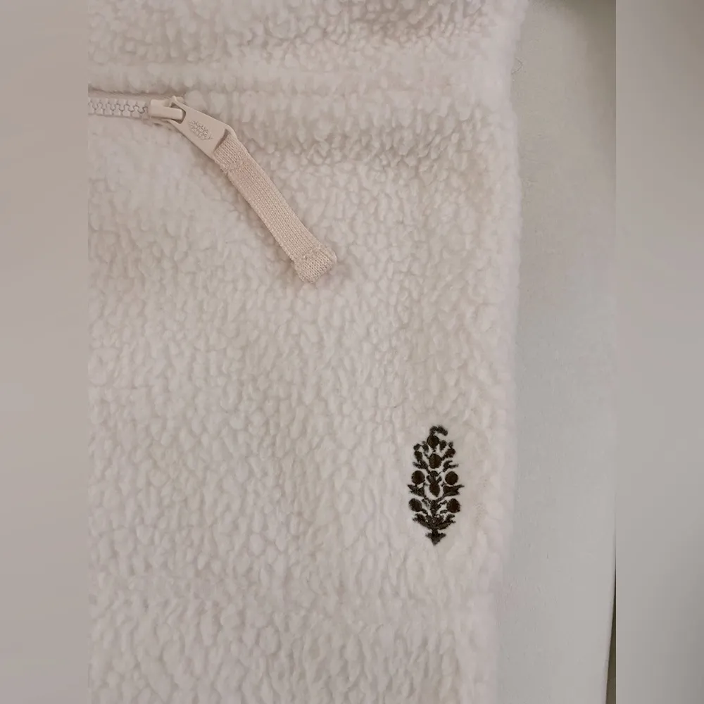 Free People Movement Hatch Hit The Slopes Fleece Jacket Natural Size S - Image 7