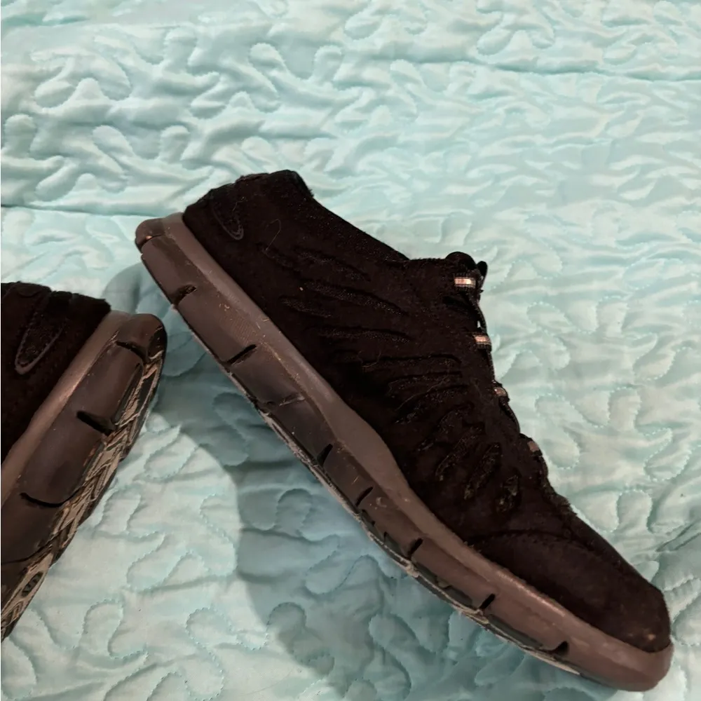 Skechers Womens Gratis In Motion Black Casual Shoes Sneakers Size 8.5 - Image 5