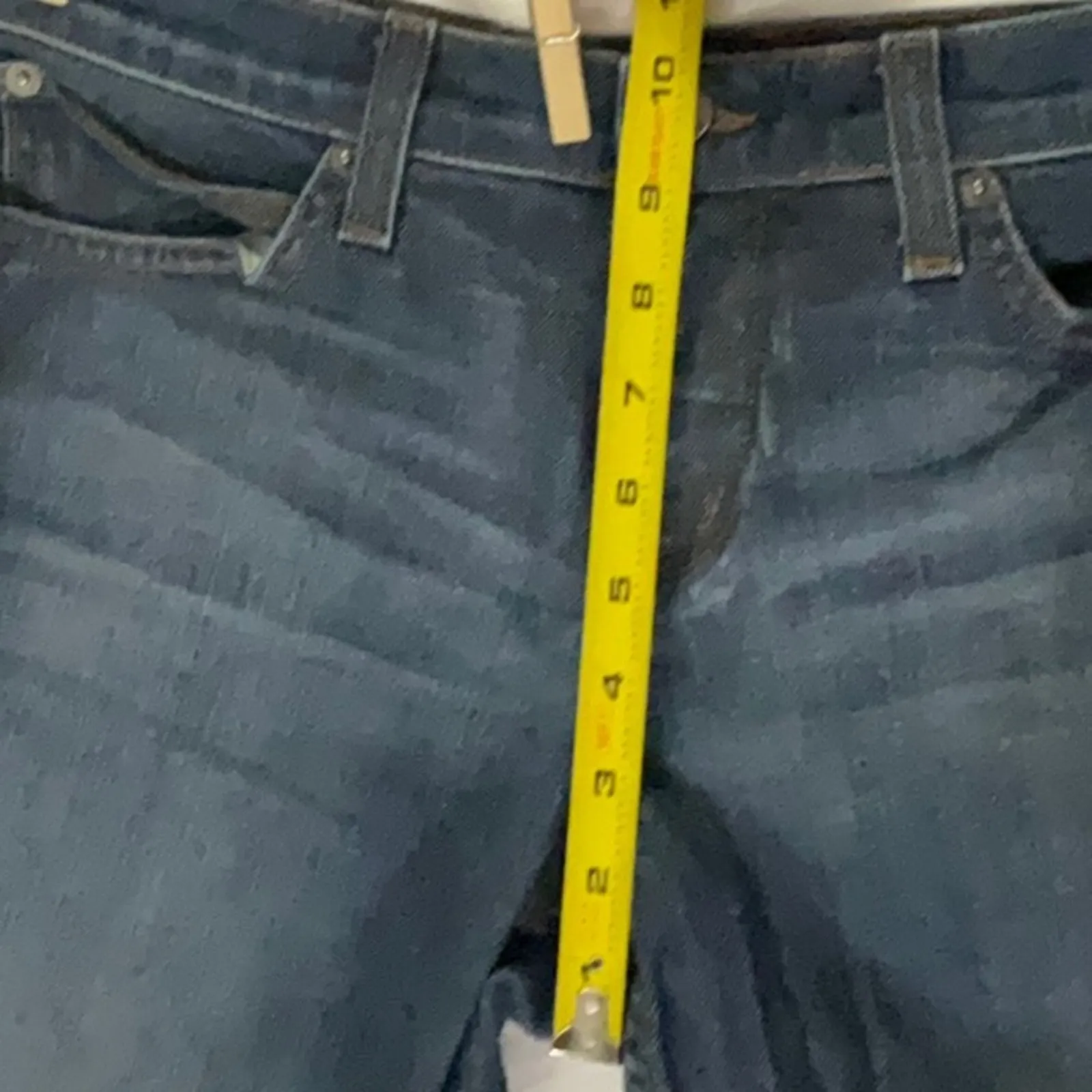 Juicy Couture Estilo 5 Pocket Blue Jean 31 Y2K Classic Preppy Bohemian Western - Image 7