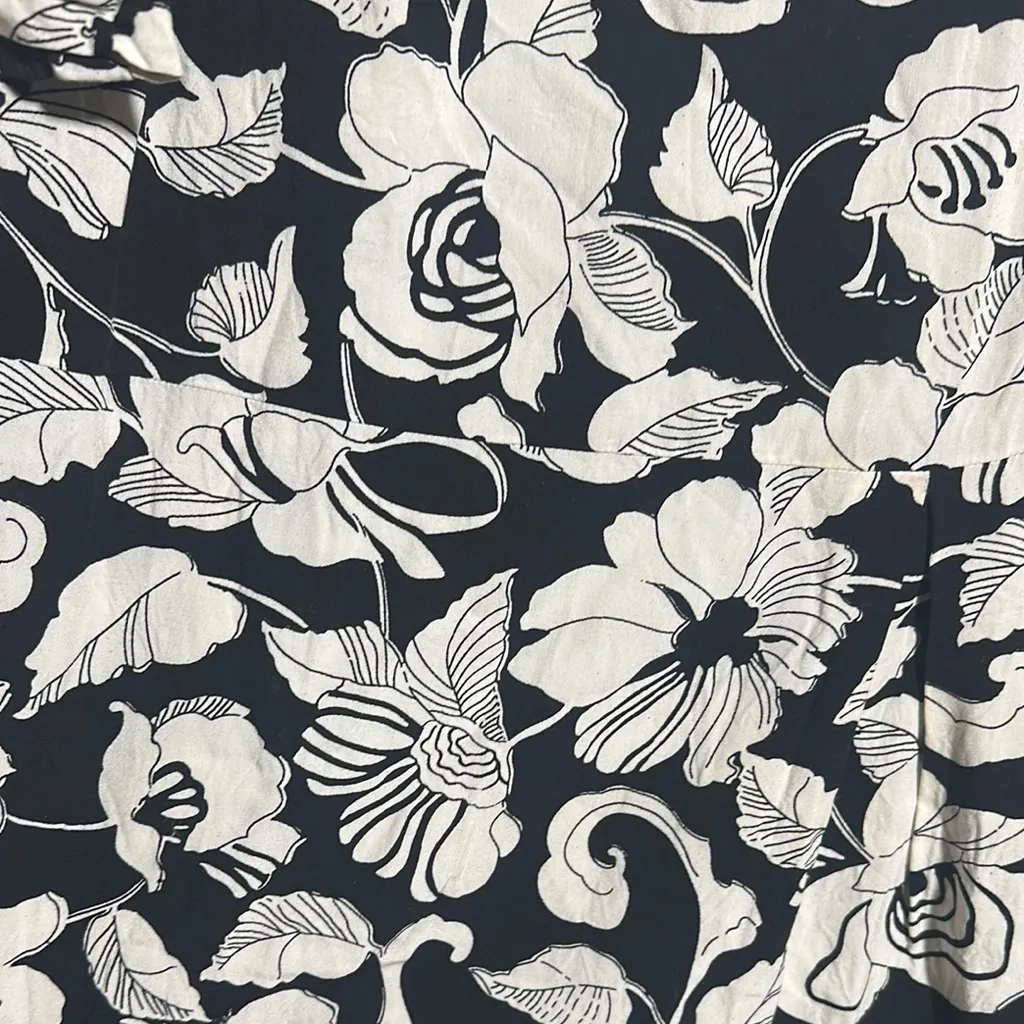 Anthropologie‎ Maeve Zola Black White Dress | 6 - Image 4