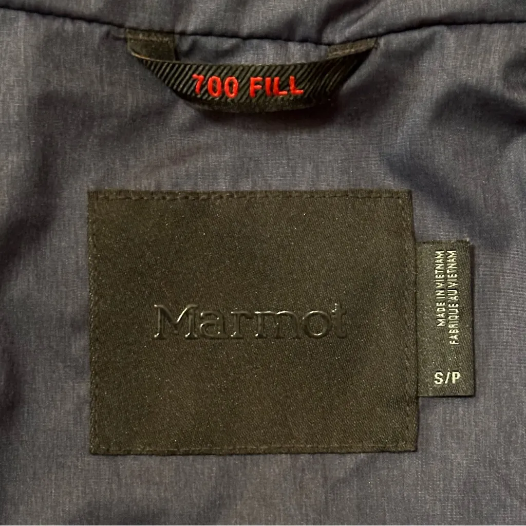 Marmot Women’s Size S Navy Blue Strollbridge 700 Fill Down Jacket - Image 7