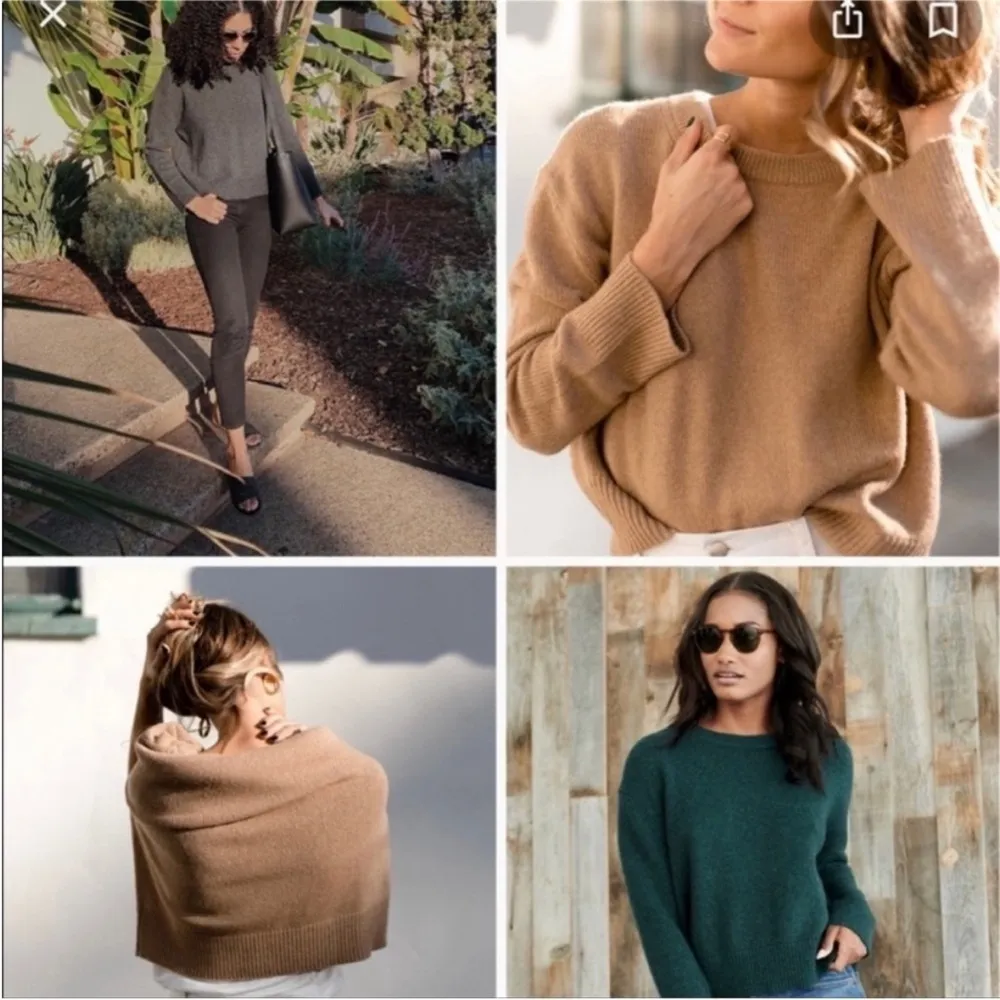 Jenni Kayne Atlas Sweater  
In Camel EUC - Image 14