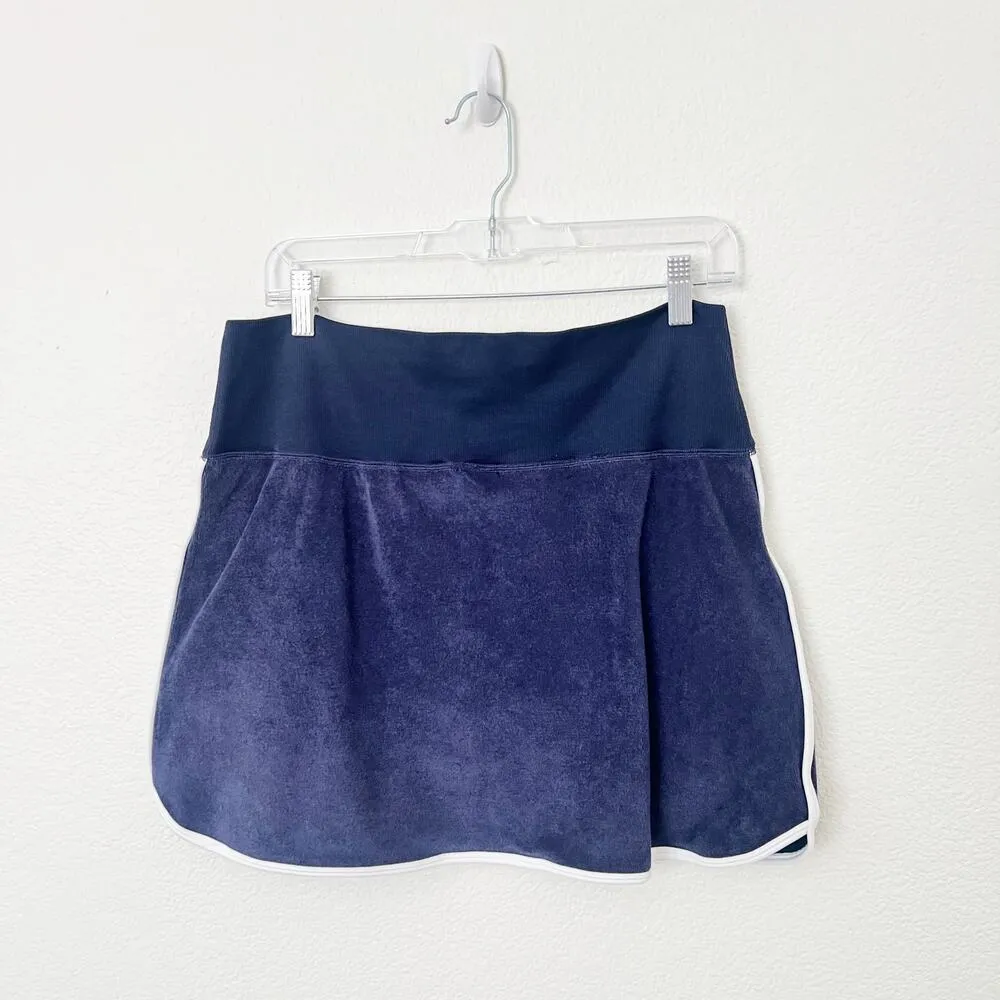 [Offline by Aerie] Navy Blue Hole in One Terry Cloth Mini Skort NWT Size Large L - Image 8
