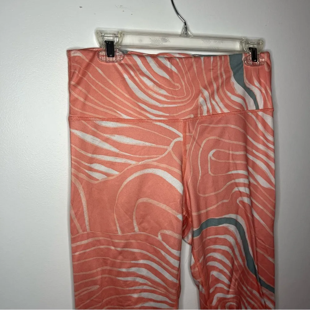 Joylab Marble Swirl Peach Full Length Athletic Workout Leggings - Image 4