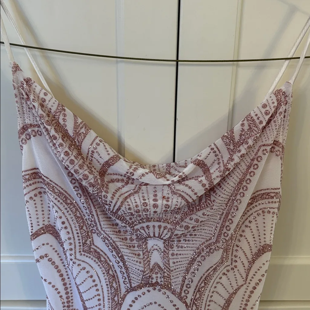 Party dress mini body con homecoming holiday prom xs White - Image 5