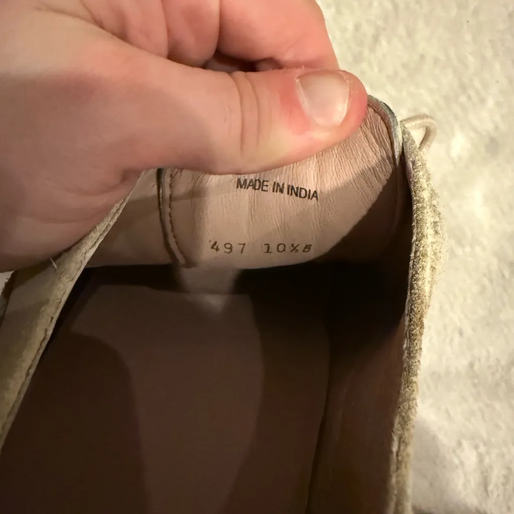 Cole Haan Womens Lunargrand Wing Tip Oxford Gray Suede Purple Size 10.5 B - Image 7