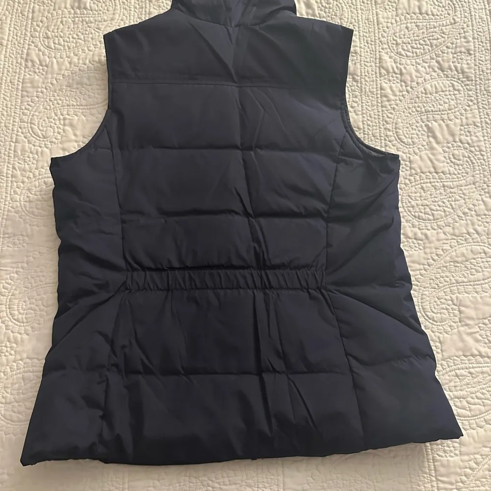 Lands' End Navy Blue Vest Size M - Image 2