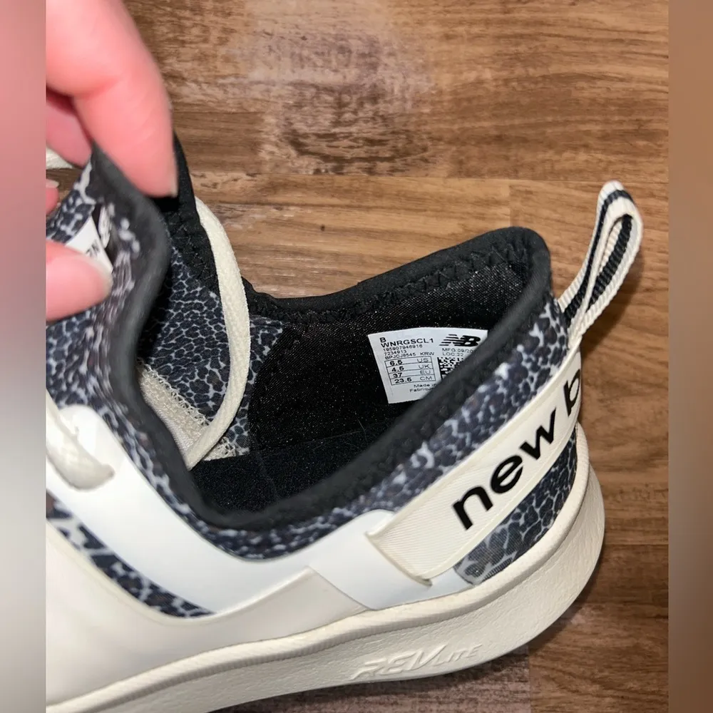 New Balance Black & White Tennis Shoes - Image 7