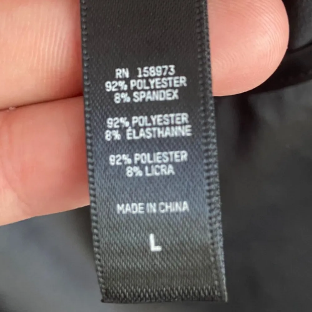 NWOT SKIMS Onyx Black Shine Satin Crop Camisole - Image 9