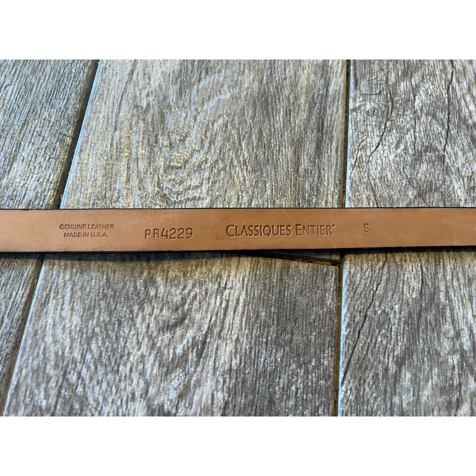 Classiques Entier‎ Patent Leather Belt Womens Small USA PR4229 Cow Print Rodeo - Image 2