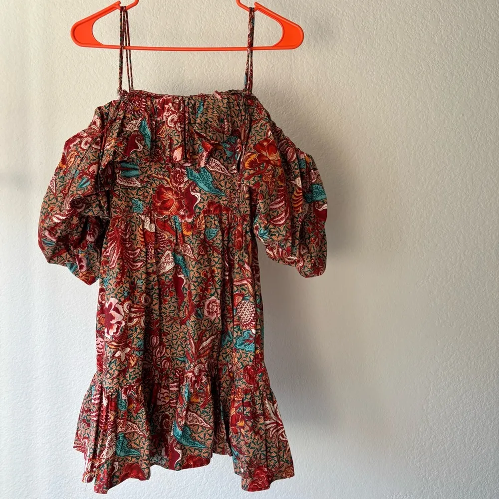 NWOT Ulla Johnson Off-the-Shoulder cotton dress - Image 4
