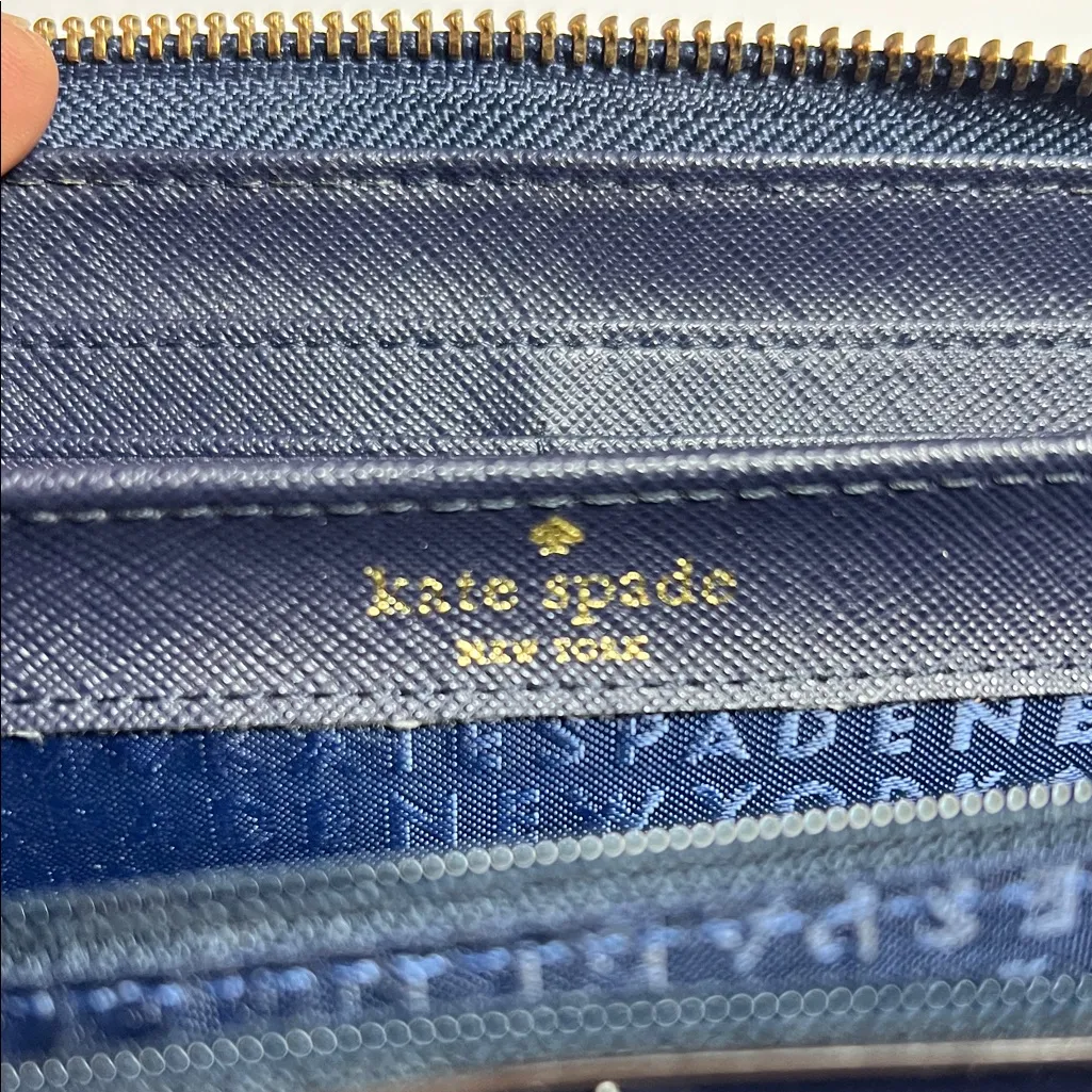 Kate Spade Midnight Black Saffiano Wallet - Image 4