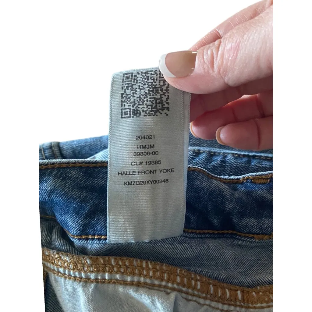 True Religion Halle High Rise Super Skinny Front Yoke Jeans Blue Size 32 Classic - Image 7