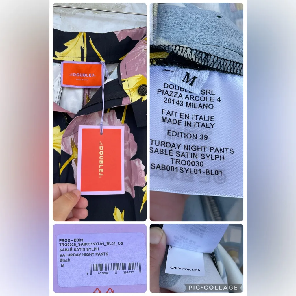 LA DOUBLEJ Saturday Night Floral Bootcut Pants - Image 12