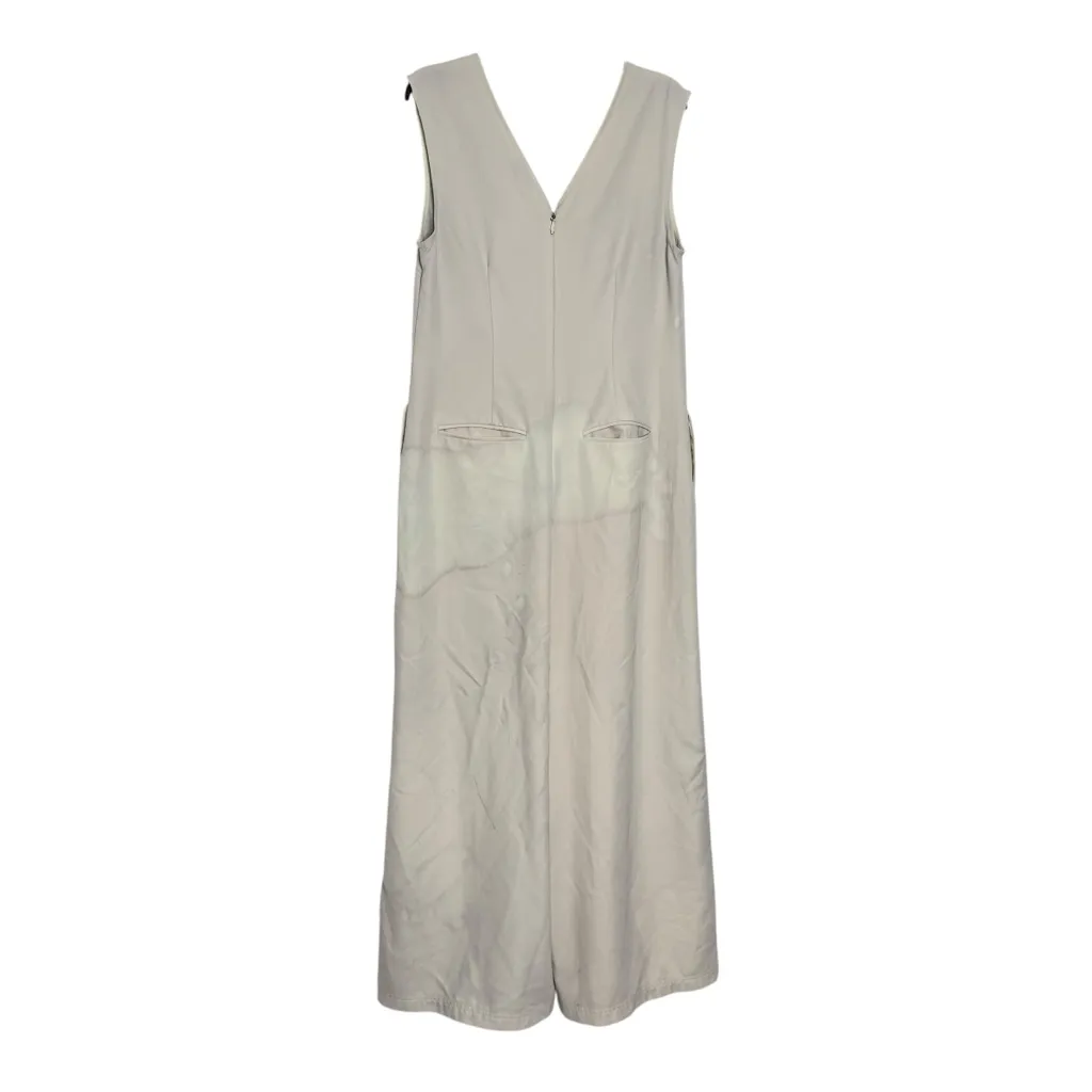 Marina Moscone Cream Jumpsuit Size 12 - Image 6