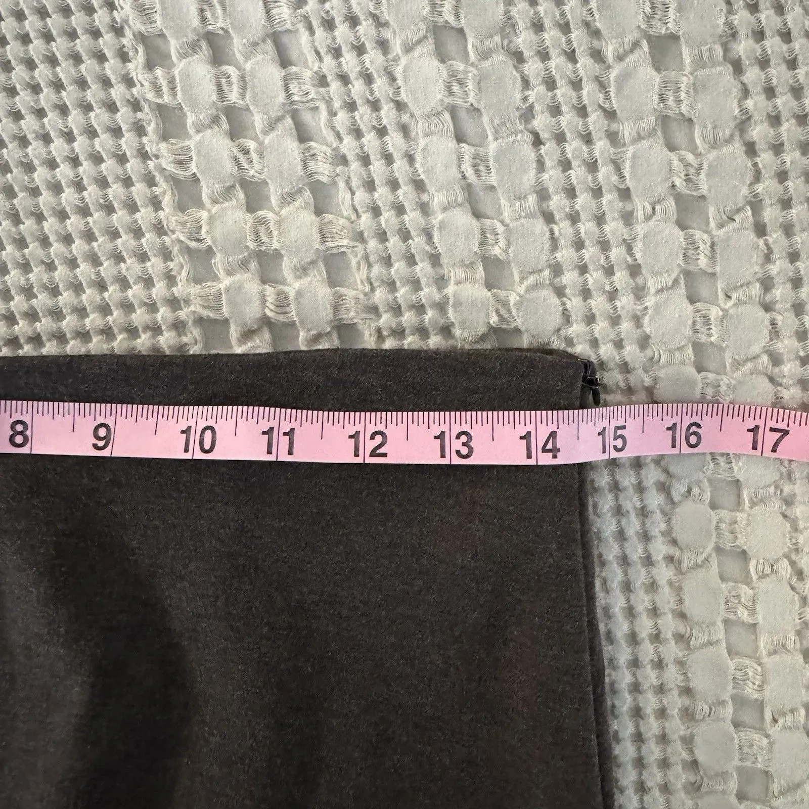 Brunello Cucinelli Skirt Cotton Stretch Brown Womens 4 Asymmetrical Rouched - Image 9