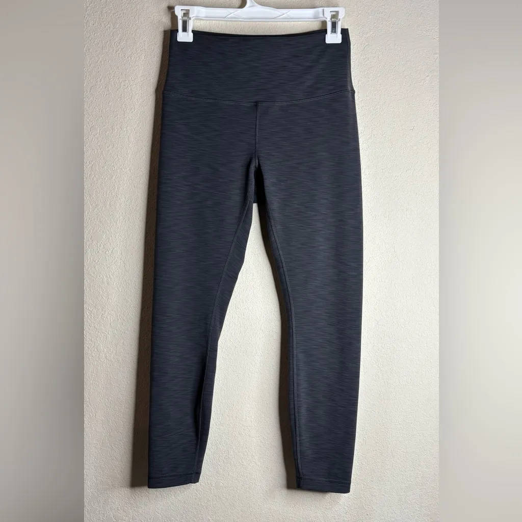 Lululemon Wunder Train High-Rise Tight 26” Heathered Graphite Grey size 8 - Image 2