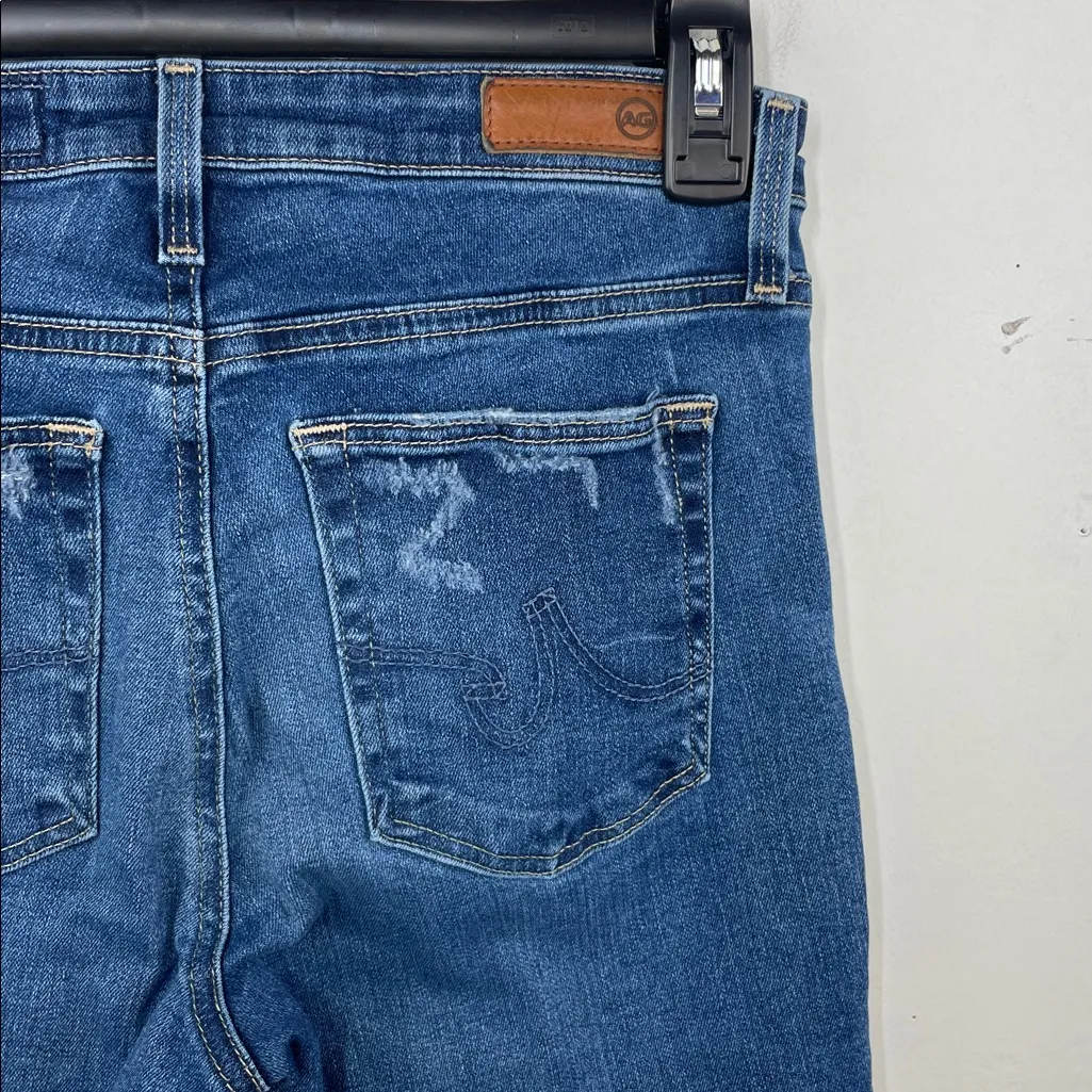 Ag Adriano Goldschmied Prima Cigarette Leg Dark Blue Skinny Jeans size 27 - Image 8