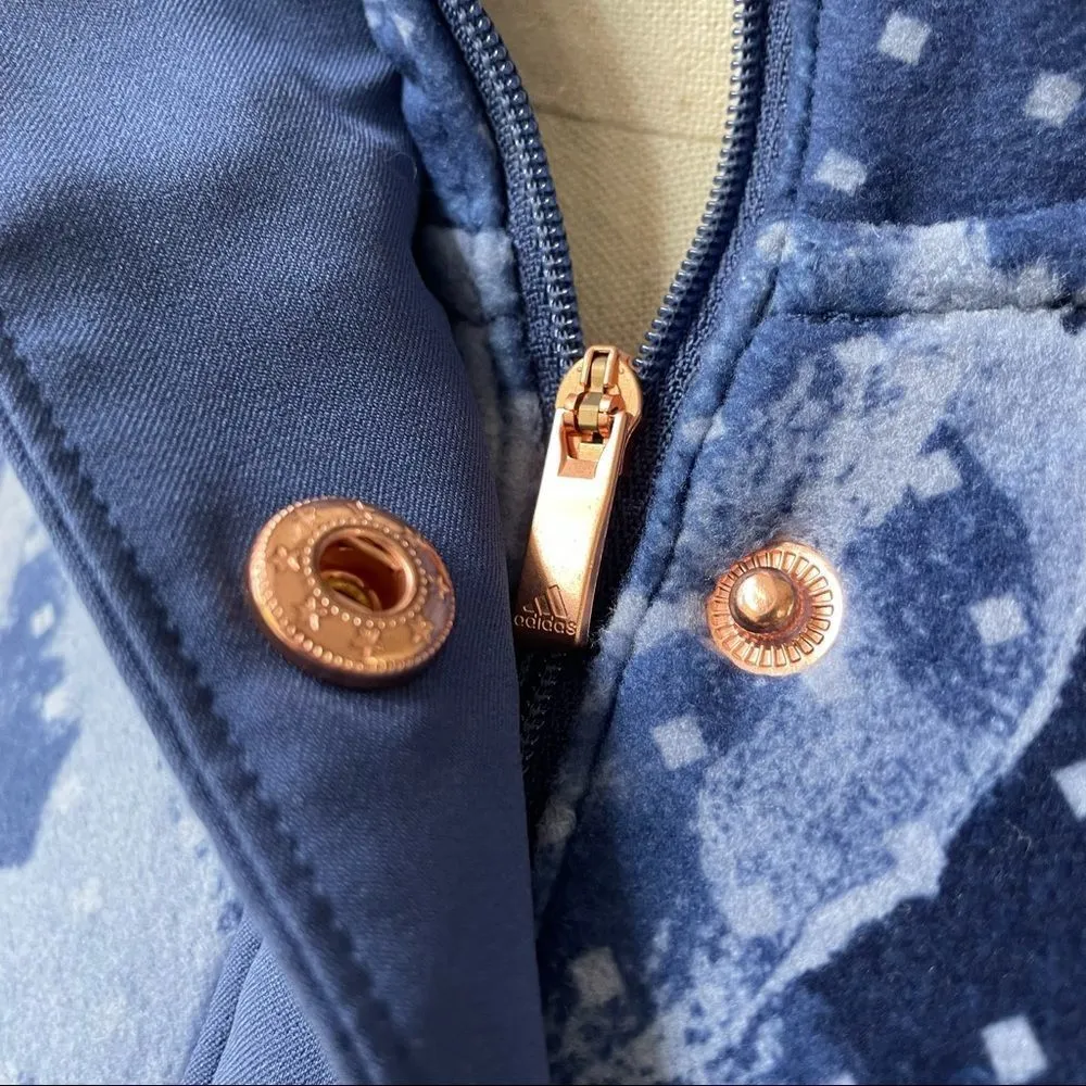 Golf Climawarm Floral 1/2 zip Shag Fleece Lined XS - Image 5