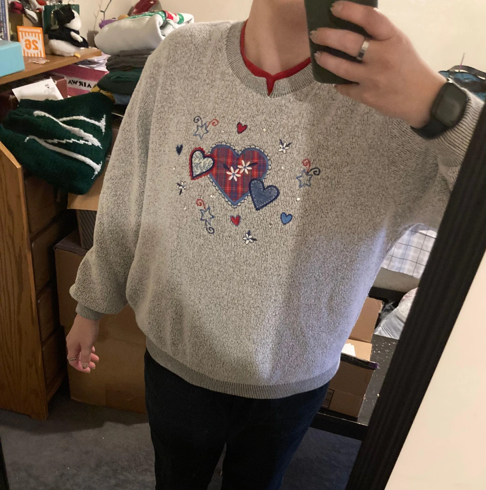 Vintage Heart Sweatshirt - Image 5