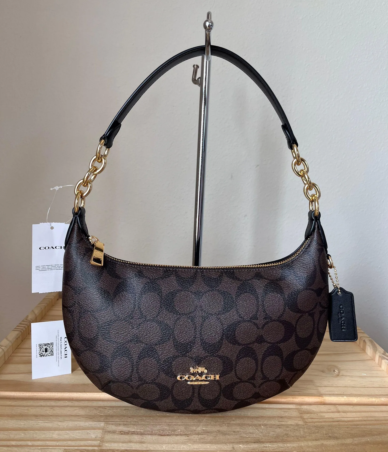 Coach Purse And Wristlet Set - Image 12