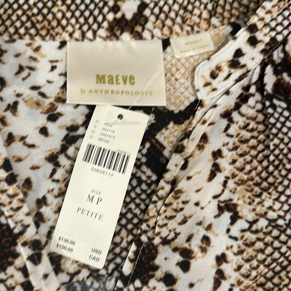 NWT Anthropologie Petite Maeve Juno Mini Dress Sz MP - Image 7