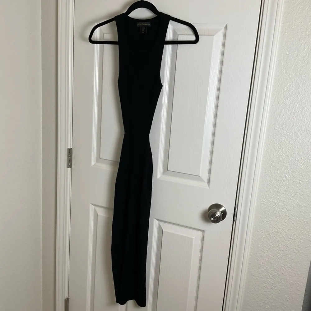 HOUSE OF HARLOW 1960 Compression Knit Midi Dress, black, size xS Black - Image 6