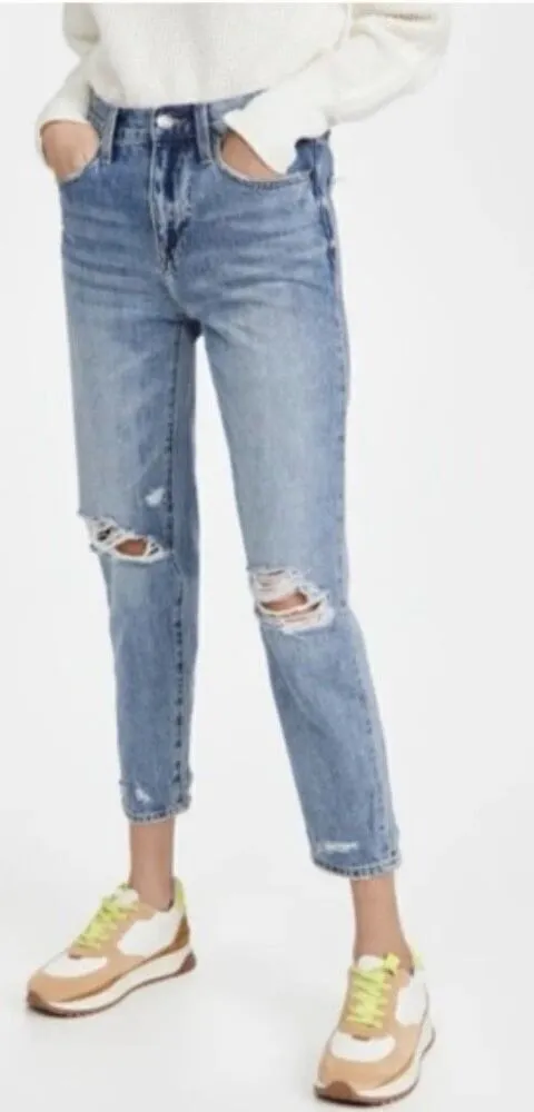 Pistola Presley high rise distressed straight legājeans 27 - Image 1