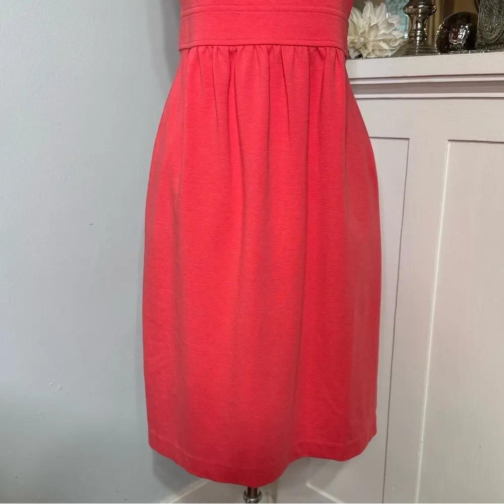 Boden Francesca Sundress Casual Dress Pink Poppy Coral US Size 8L - Image 4