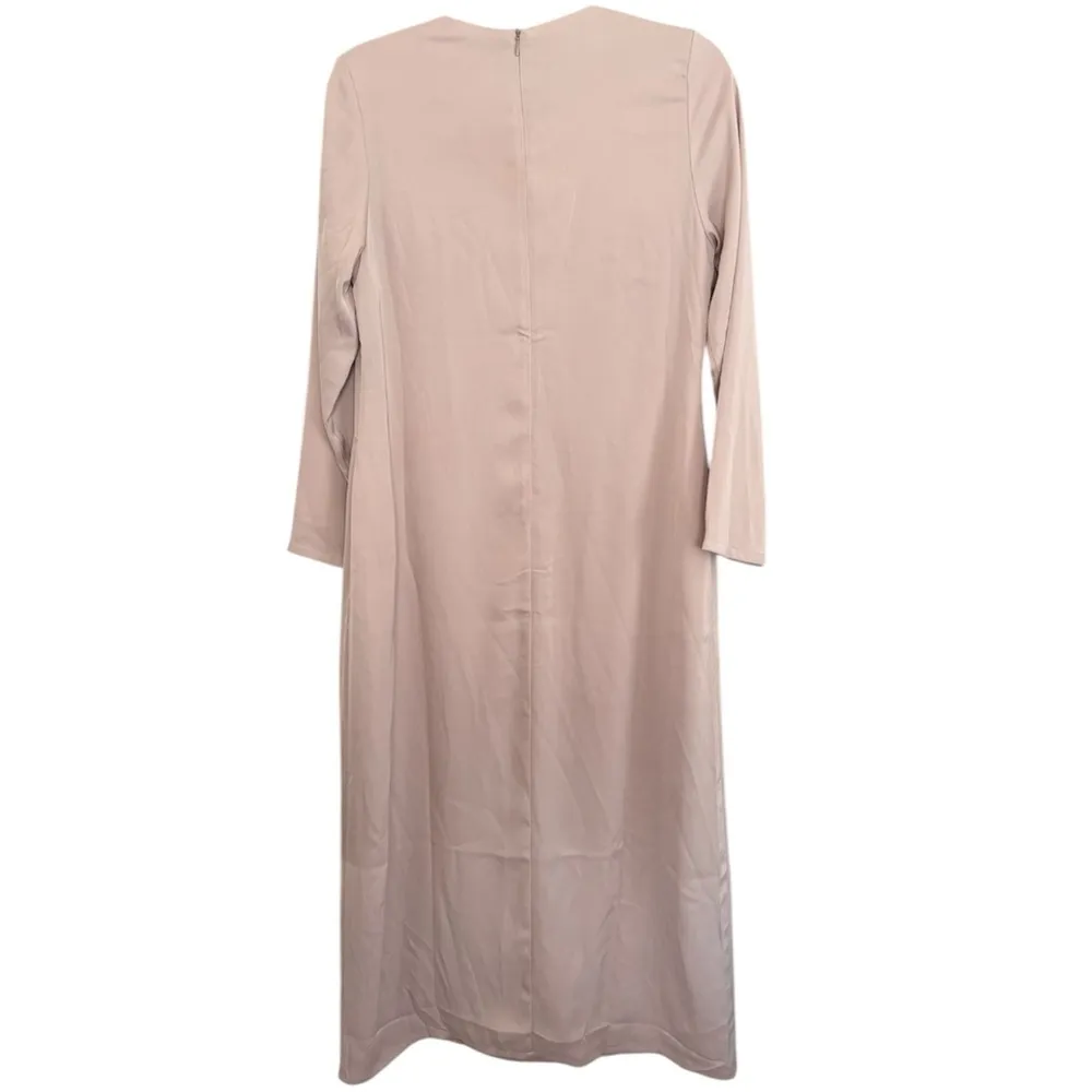 Veiled Collection Essential Basic Maxi Dress Tan Size M - Image 4