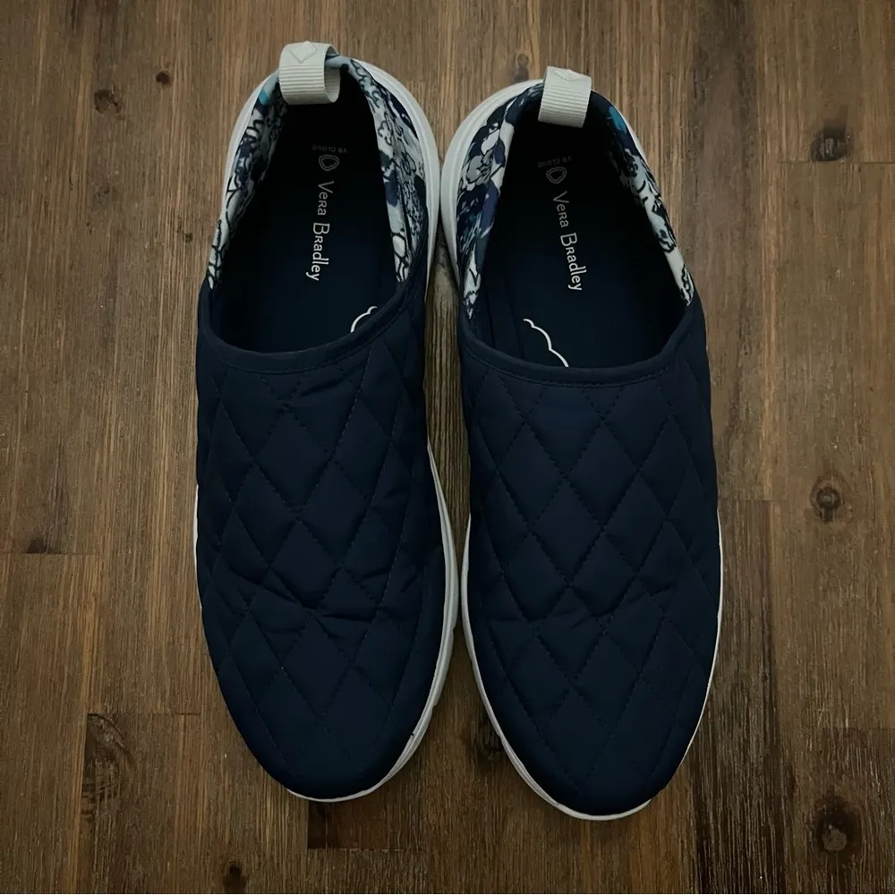 Vera Bradley Blue Quilted Flats - Image 2