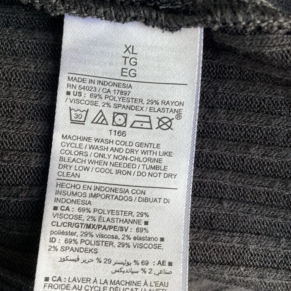 Old NavyBlack Mockneck Ribbed MIDI Dress - Image 6