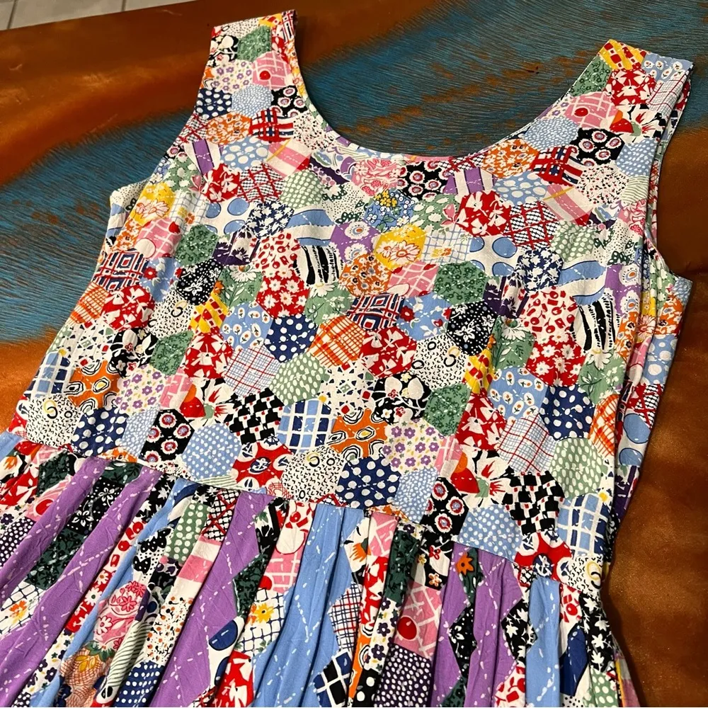 Vintage Jams WorldSurf Line Hawaii Dress Tank with pleated waist small pleated - Image 2